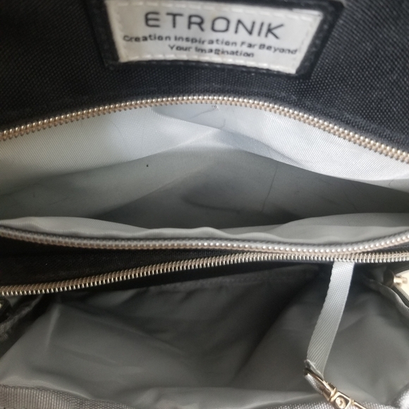 VGUC intricate laptop-friendly backpack w matching lunchbag - Picture 6 of 13